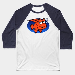 Funny Fish Baseball T-Shirt